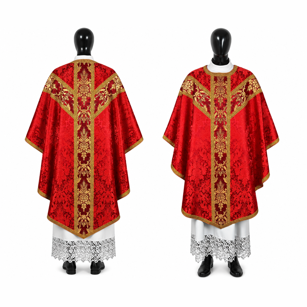 Semi-Gothic Chasuble, Red