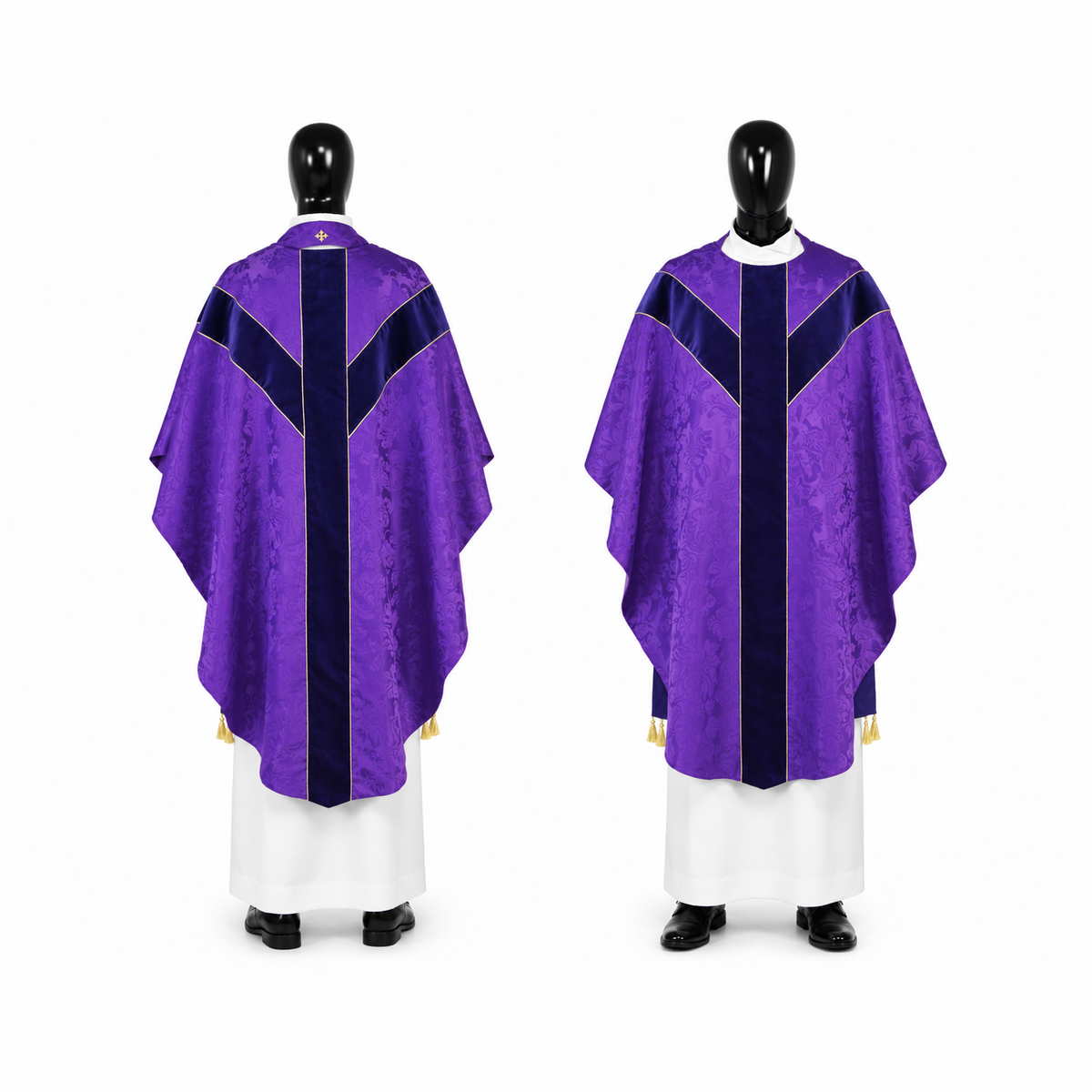 Semi-Gothic Chasuble, Purple