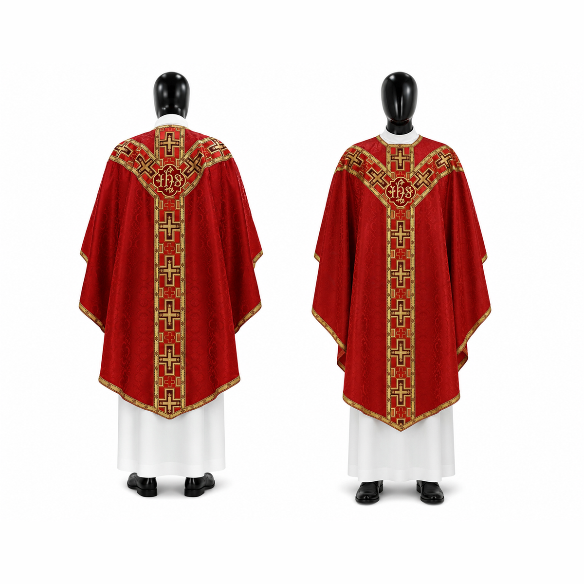 Semi-Gothic Chasuble, Red
